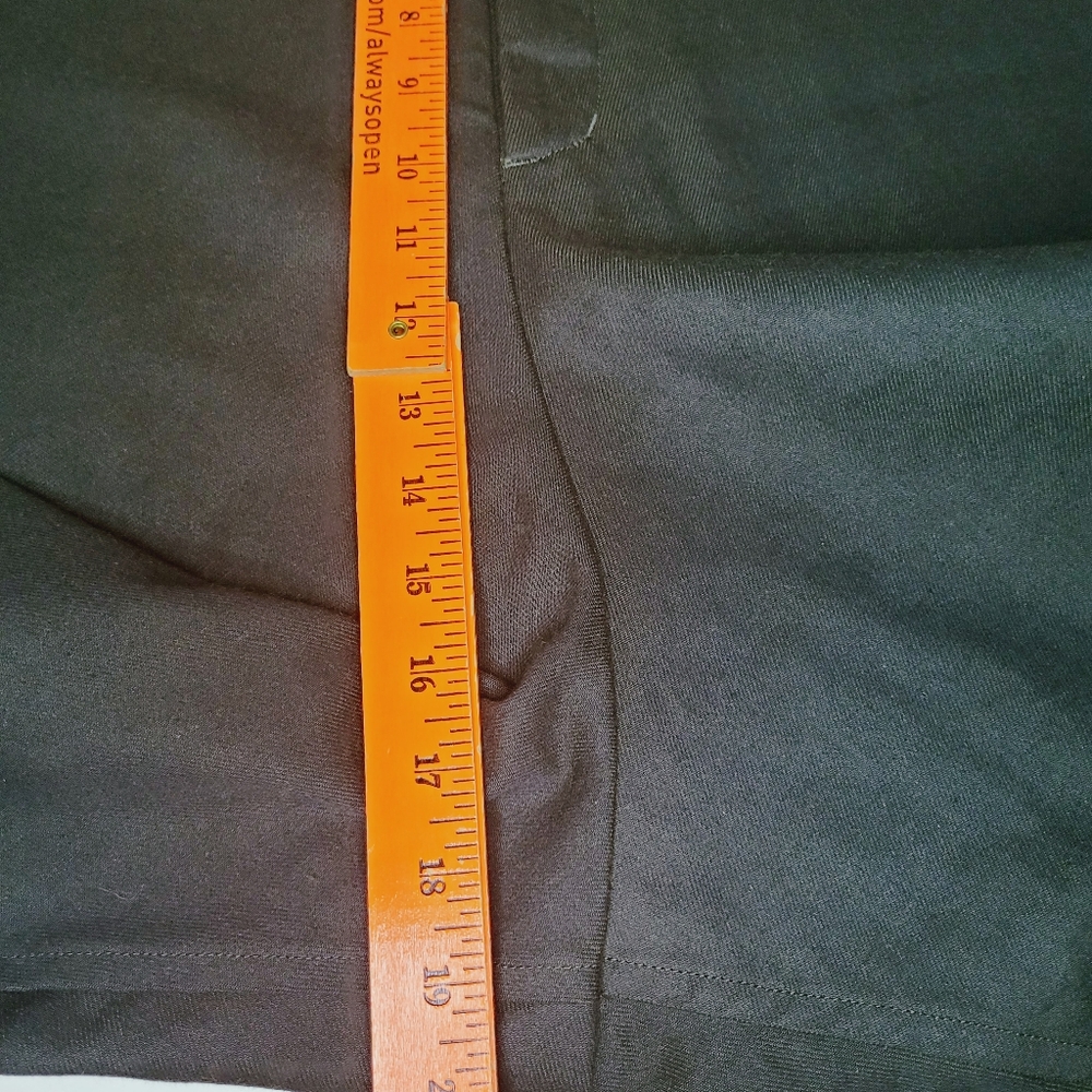 Other Brands O-Project Other Cotton x Wool Wide Pants Bottons Small Black Street - Picture 11 of 12